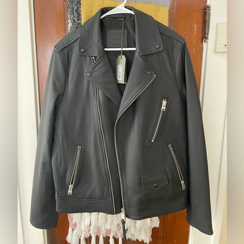 Allsaints Leather Biker Jacket